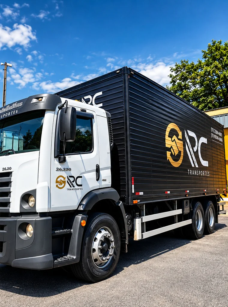 Caminhão da RC Transportes